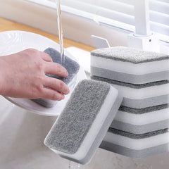 5pcs Scouring Pad Washing Sponge Dish Bowl Pot Pan Cleaner Kitchen Tools