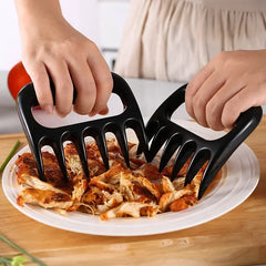 2Pcs Bear Claw Meat Separator Meat Fork Shredder Barbecue Handle Kitchen Food Fork Meat Slicer BBQ Grill Handler Kitchen Tools