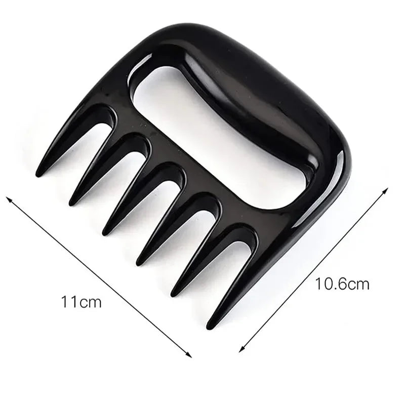 2Pcs Bear Claw Meat Separator Meat Fork Shredder Barbecue Handle Kitchen Food Fork Meat Slicer BBQ Grill Handler Kitchen Tools